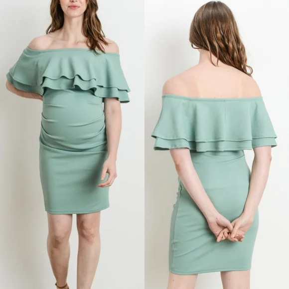 Quiet Blooms Boutique Dresses | Maternity Dress Baby Shower Dress Maternity Wedding Guest, Green, Made In Usa | Color: Green | Size: Various | Quiet Blooms Boutique Dresses | Maternity Dress Baby Shower Dress Maternity Wedding Guest, Green, Made In Usa | Color: Green | Size: Various |